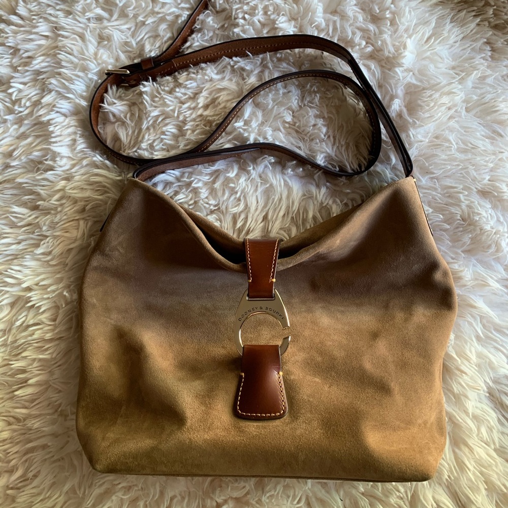 Dooney & Bourke Suede Hobo Bag